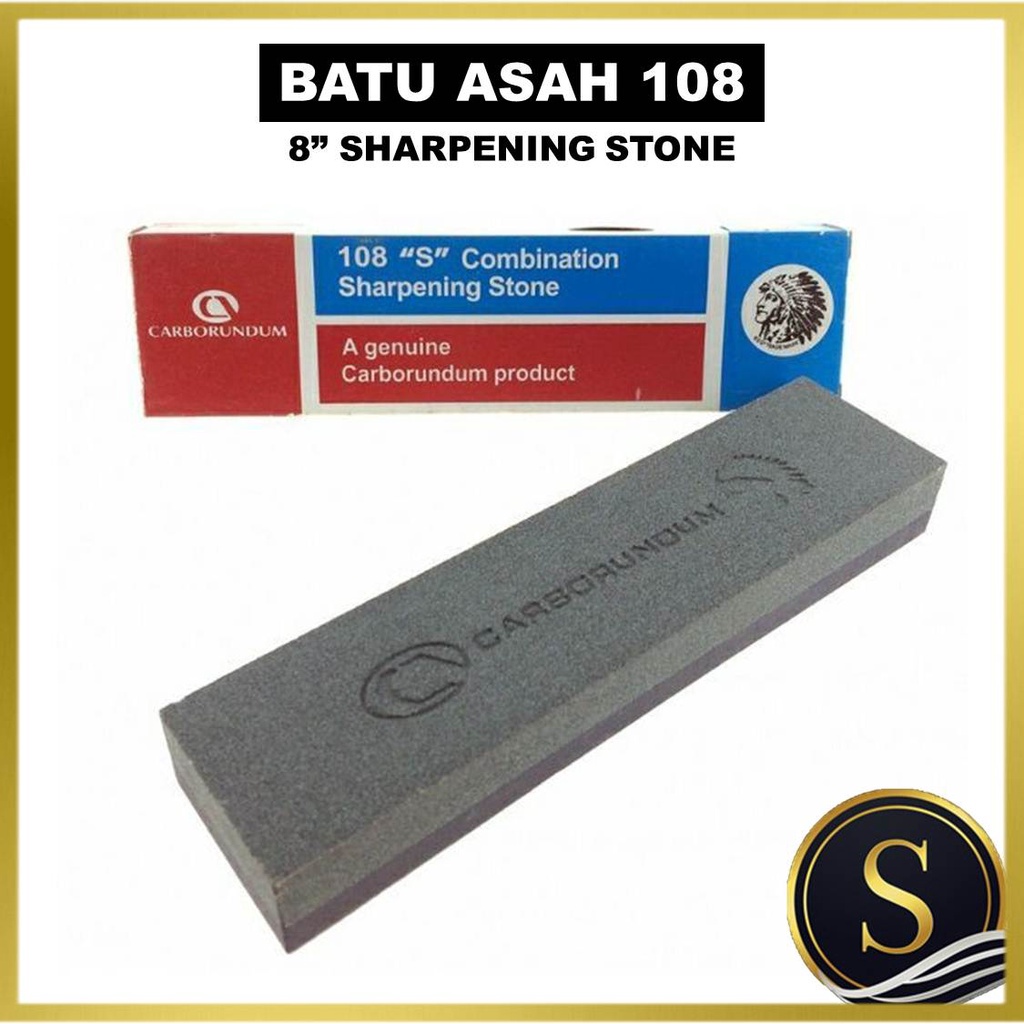 Batu Asah 108 8 INCH Pisau Parang Sabit Sharpening Stone Knives