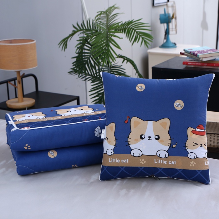 BBD (40x40cm) Folding Pillow Quilt Comforter DualUse Cute Pillow Quilt