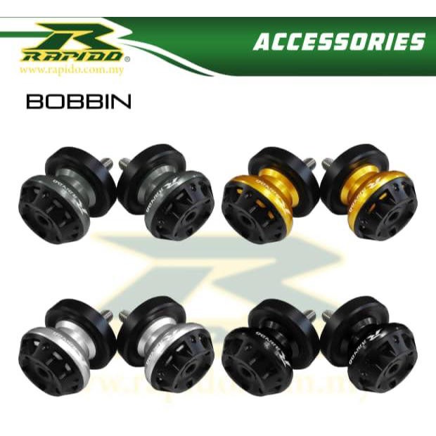 Rapido bobbin set M6 / M8 / M10 BOBBIN / SWING ARM SPOOLS MOTORCYCLE