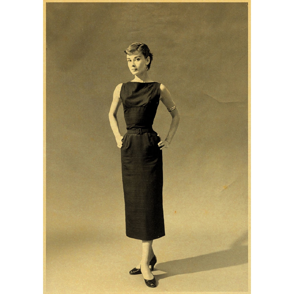 Hot Sale Fashion Girl Audrey Hepburn Posters Vintage Retro Poster Home ...