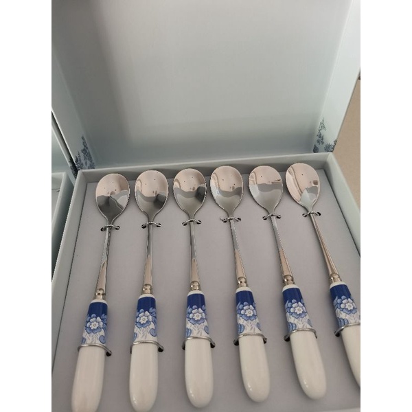 Portmeirion Spode blue meadow dessert spoon | Shopee Malaysia