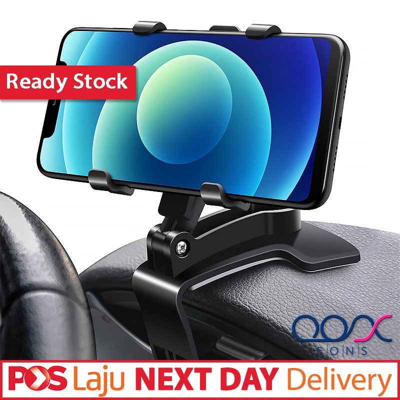 STRONG GRIP In-Car Dashboard Rear View Mirror Mount GPS DVR Multi Angle ...