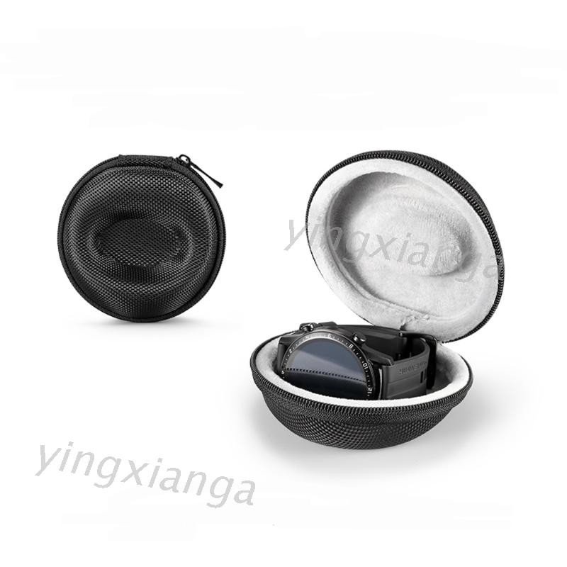 [yxa] Zipper Waterproof Single Watch Case Soft Interior Storage Box for ...