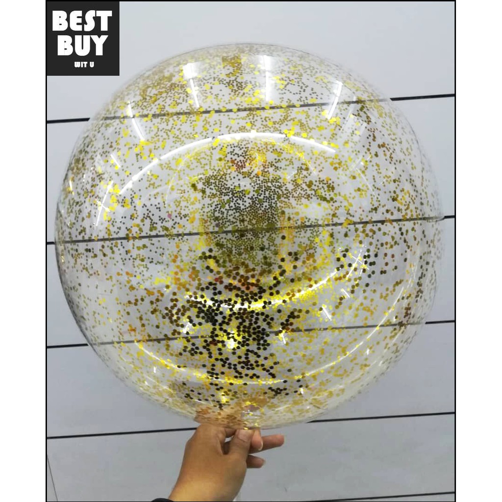 10g 1cm Hexagonal Glitter Sequins Bobo Balls Filling gold Confetti