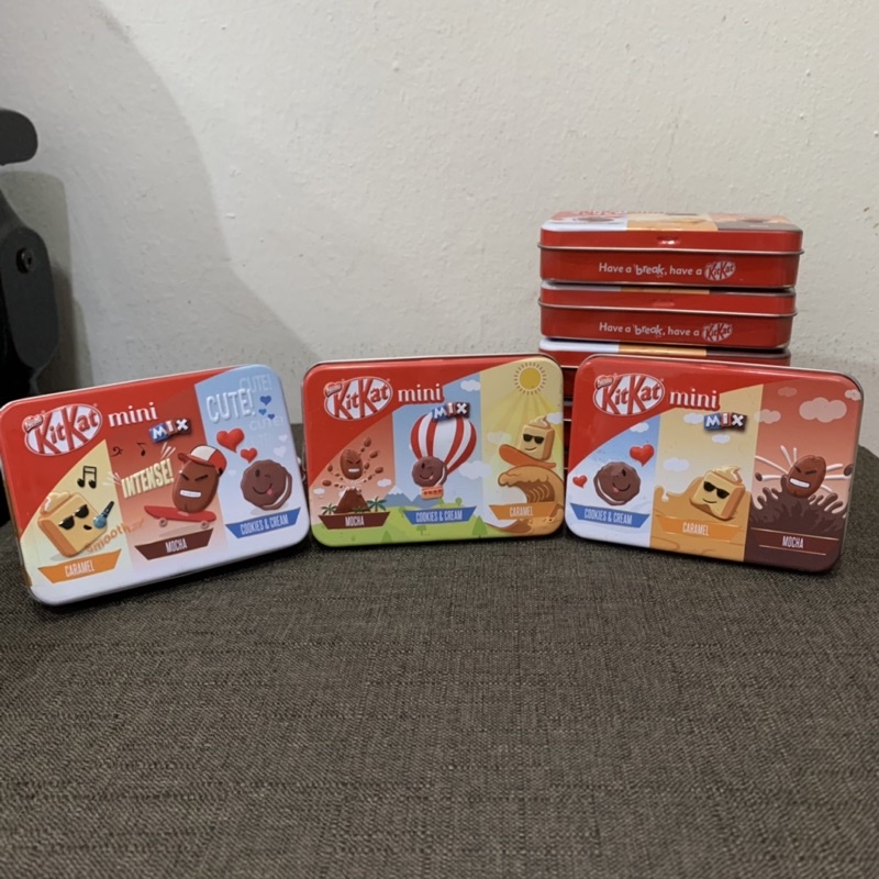 KitKat Mini MiX Tin Box Set (Empty) | Shopee Malaysia