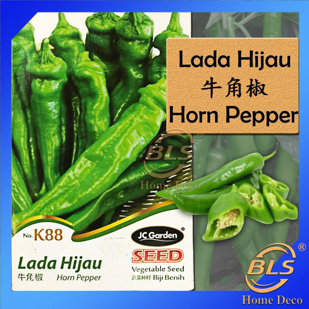 K88 Horn Pepper Jc Garden Vegetable Seed Biji Benih Lada Hijau 牛角椒种子