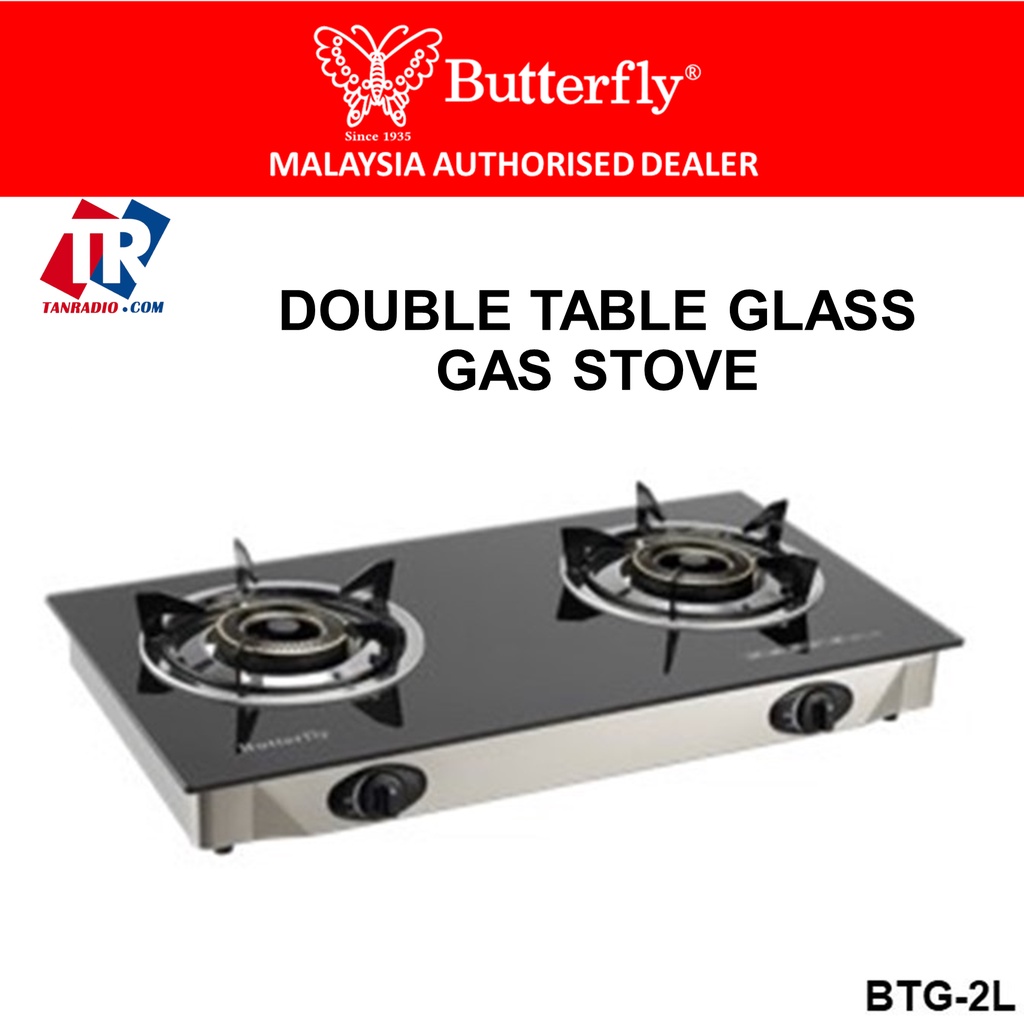 Butterfly Glass Cooker Top / Gas Stove BTG 2L Shopee Malaysia