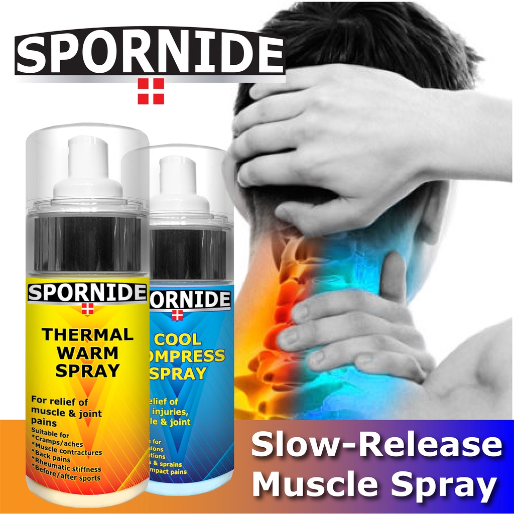 SPORNIDE Slow-Release Muscle Spray (Comparable to Perskindol ...