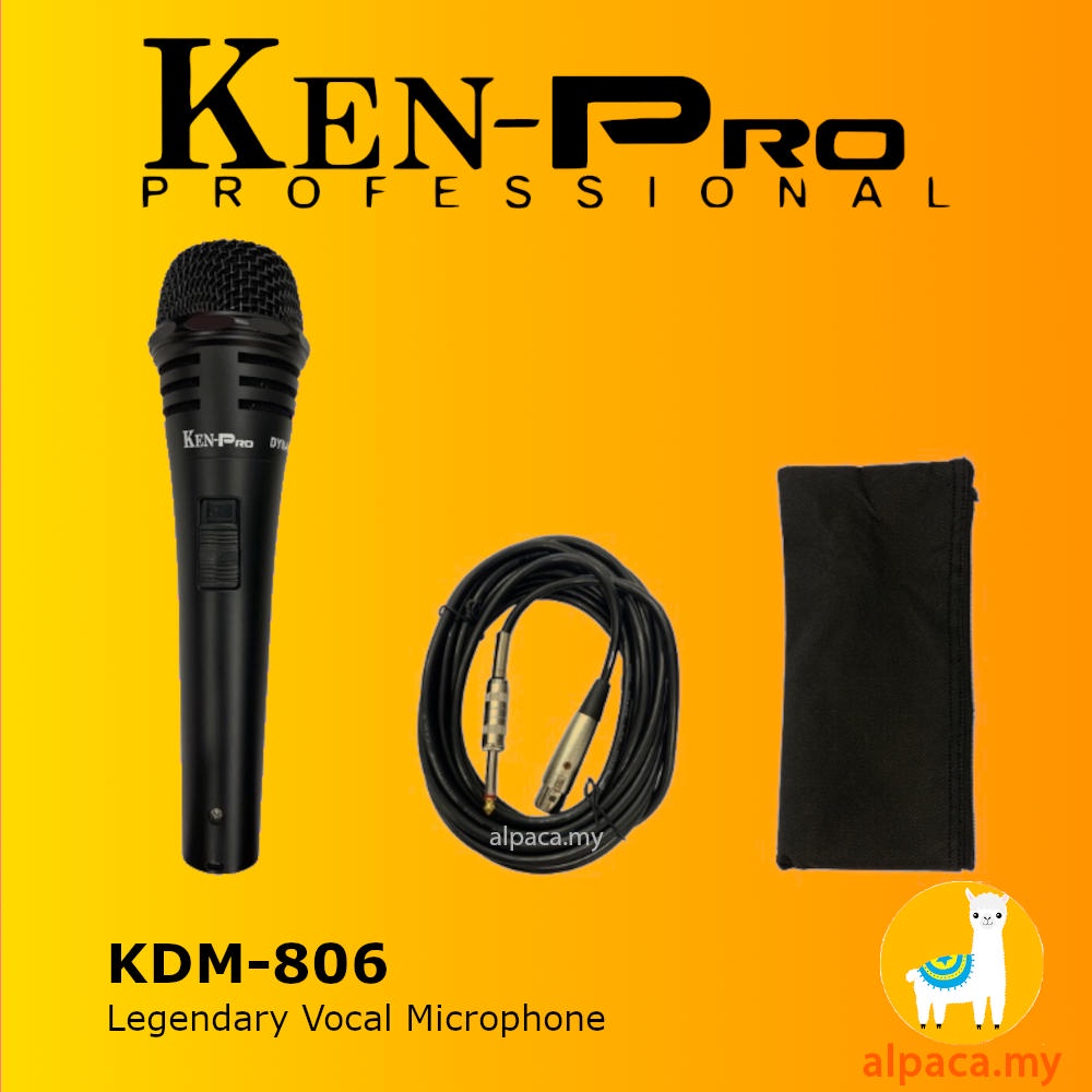 KenPro KDM806 Professional Karaoke Vocal Dynamic Microphone Wired ...