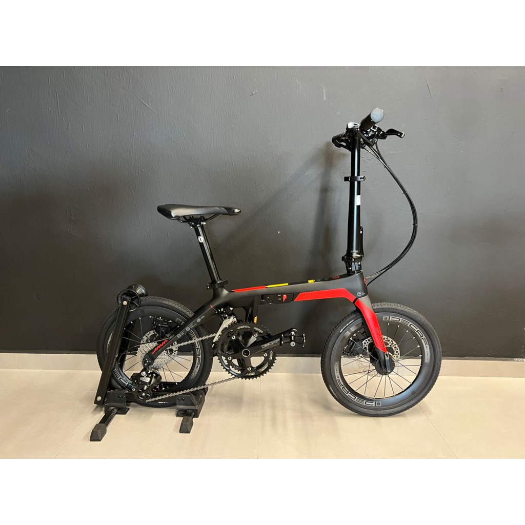 Java air outlet carbon folding bike