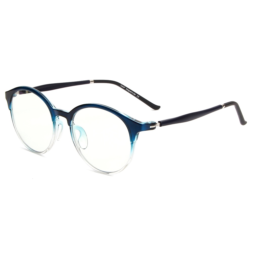 Cyxus Anti Blue Light Computer Glasses For Blocking Uv Eye Strain Headache Eyeglasses Vintage 0634