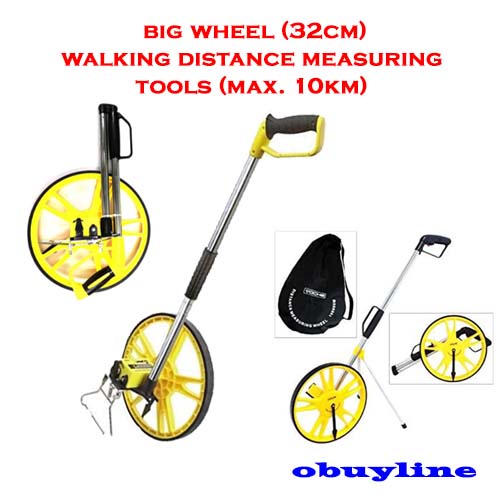 Adjustable Distance Measuring Wheel 32CM Roller (10,000m) / Measurement