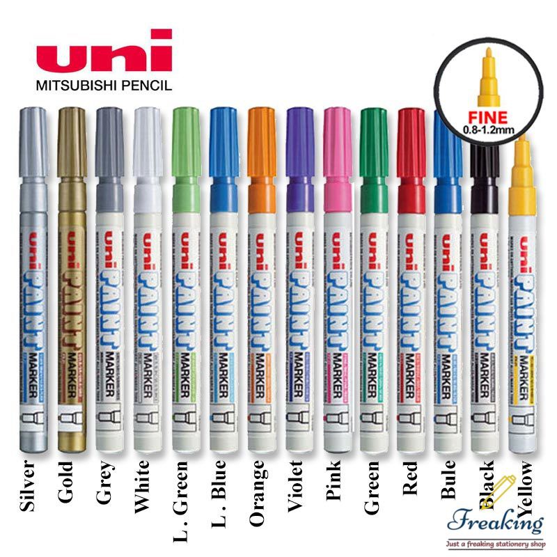 UNI PAINT MARKER PX-21 (LINE WIDTH: 0.8-1.2MM) | Shopee Malaysia