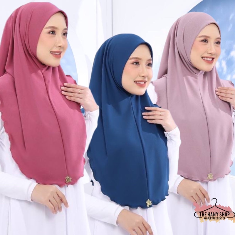 Tudung Bawal Zalea Bling - 28 Slate Rose main image 1