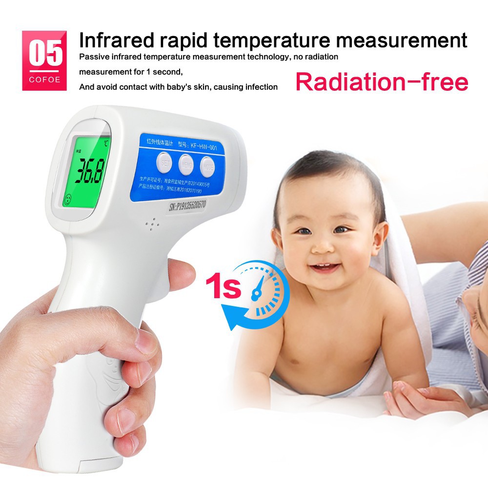 Premium Thermometer Non-Contact Infrared Digital Temperature Gun ...