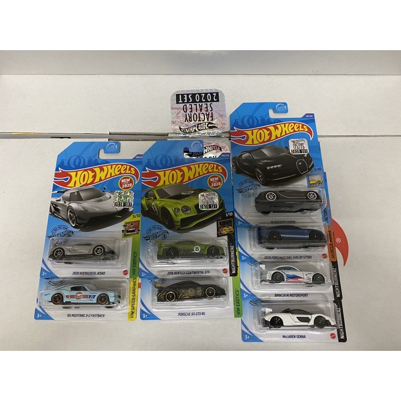 Hotwheels Koennigsegg jesko Mustang fastback Bentley Porsche 911 GT3 ...