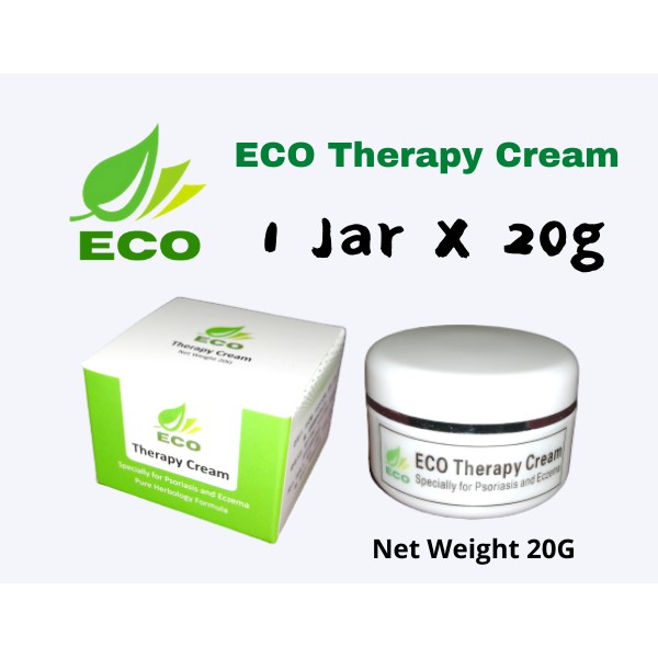 Ready Stock ECO Therapy Cream Eczema Psoriasis Tinea Itchy Allergy AntiFungal Steroid Free for The Perfect Dermal Skin