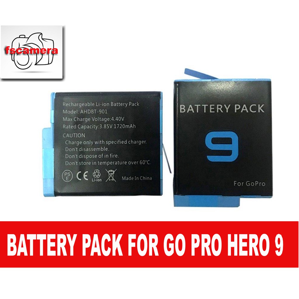 GLOBAL Battery Compatible for GoPro Hero 9 Black Edition ...