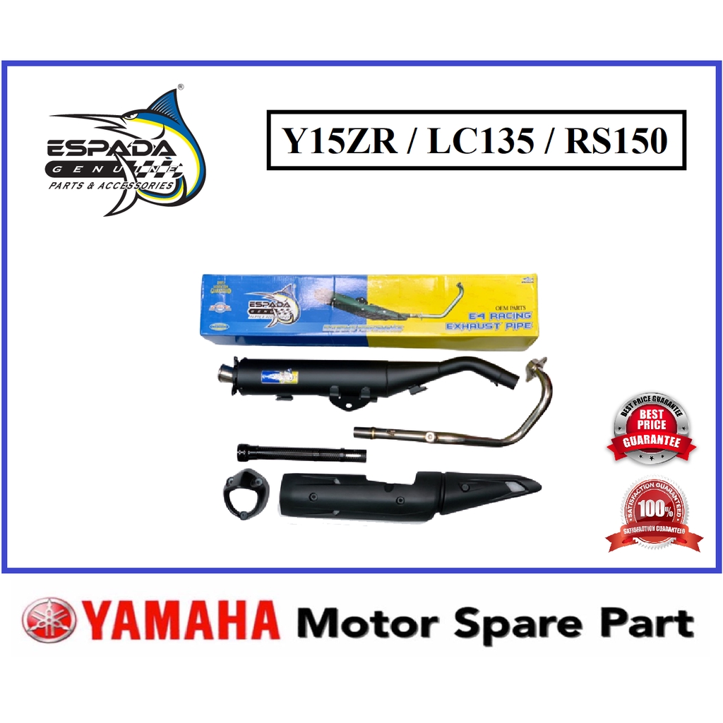 ESPADA Y15ZR / LC135 / RS150 / RFS150 EXHAUST PIPE 28MM / 30MM / 32MM