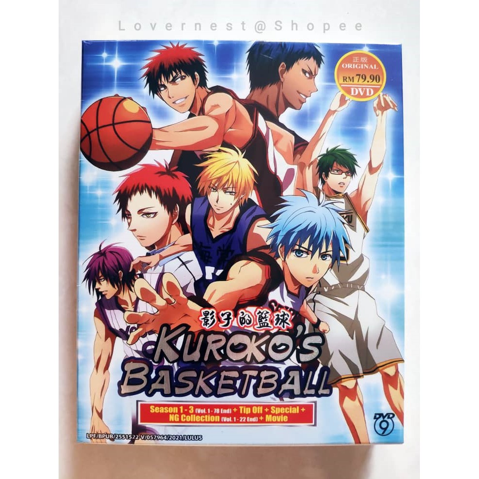 ANIME DVD~ENGLISH DUBBED~Kuroko's Basketball Season 1-3(1-75End