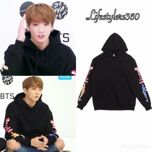 Hoodie bts shopee hot sale