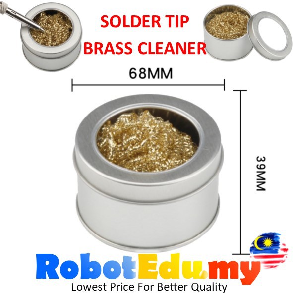 Tip Cleaner Wire-type Brass Sponge Soldering Solder Iron Station Helping Tools Maintenance Easy Clean Lead Save Tips