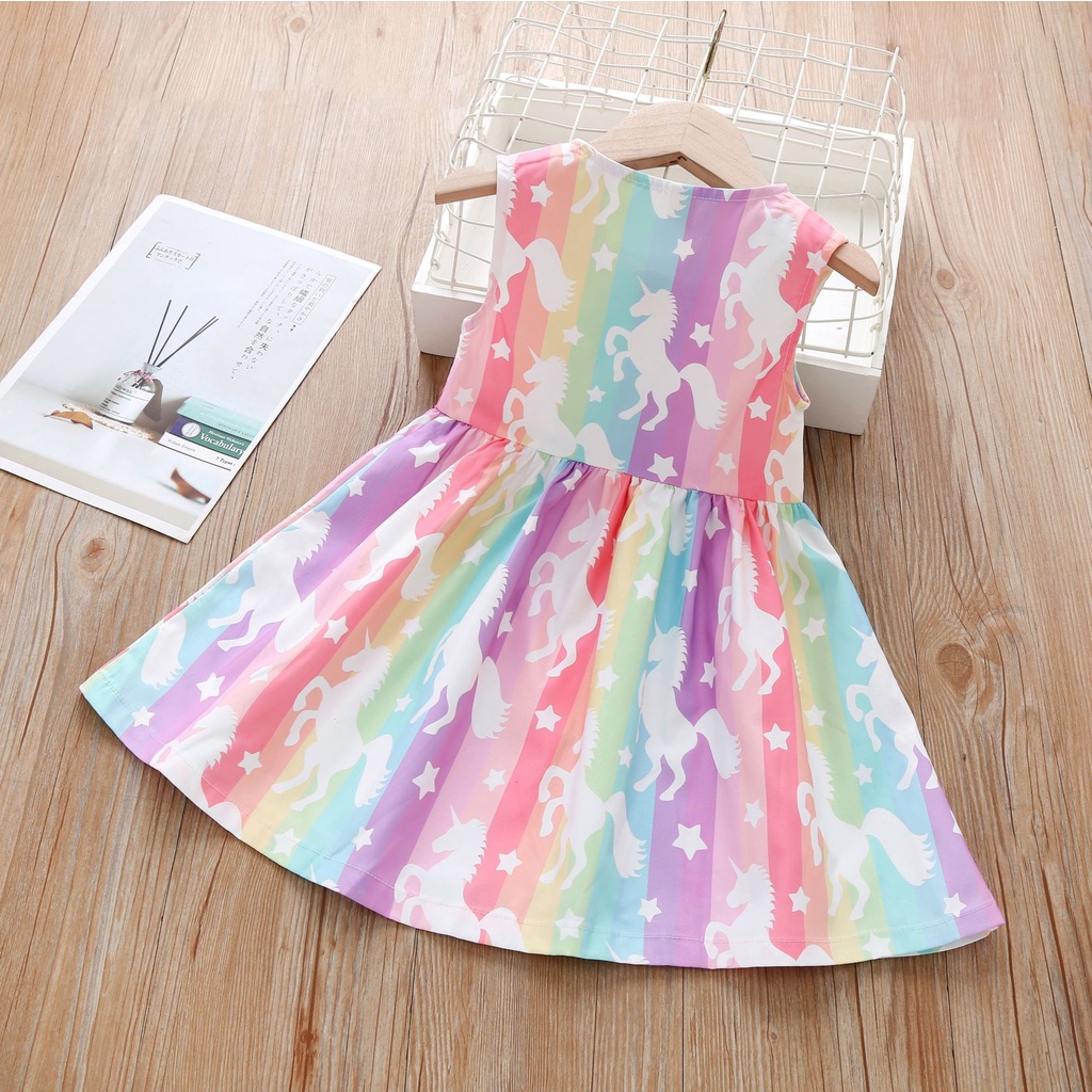 Kids Dress New Korean Premium Quality Beautiful Princess Unicorn ...