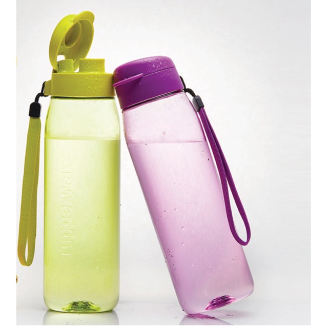 Tupperware H2GO Flip Top Drinking Bottle with Strap 1 piece | Shopee ...