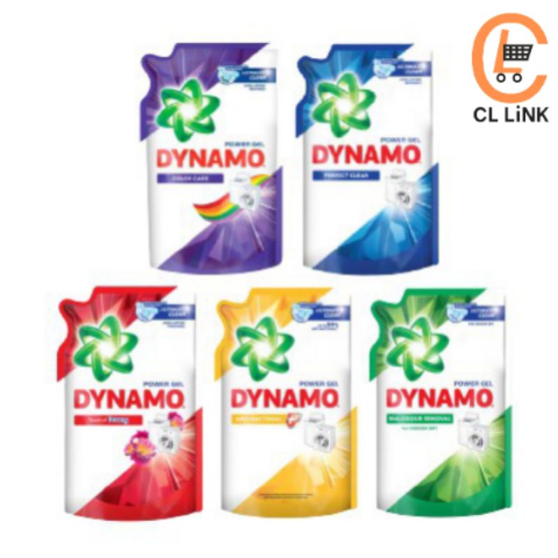 DYNAMO Power Gel Refill Pack/DYNAMO Liquid Laundry Detergent Refill Pack [0.81kg/0.9kg]/ [1.44kg