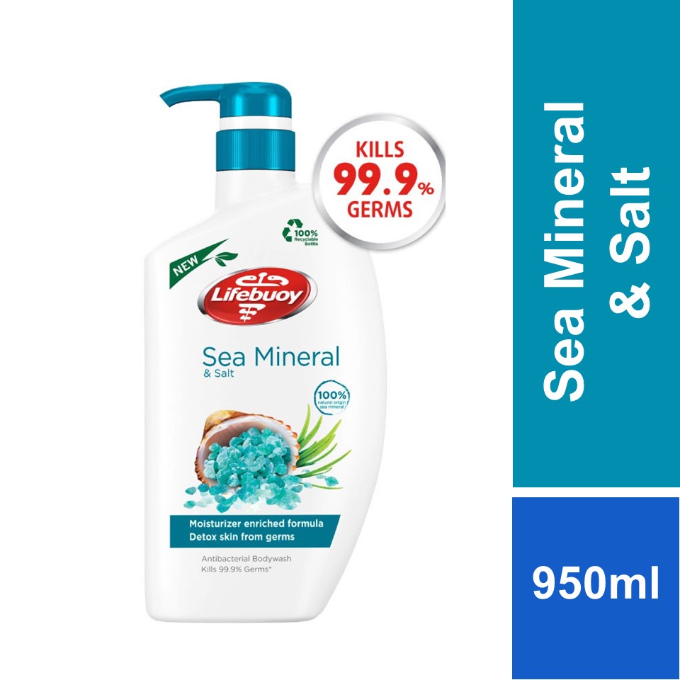 Lifebuoy Body Wash Sea Salt 900ml Shopee Malaysia