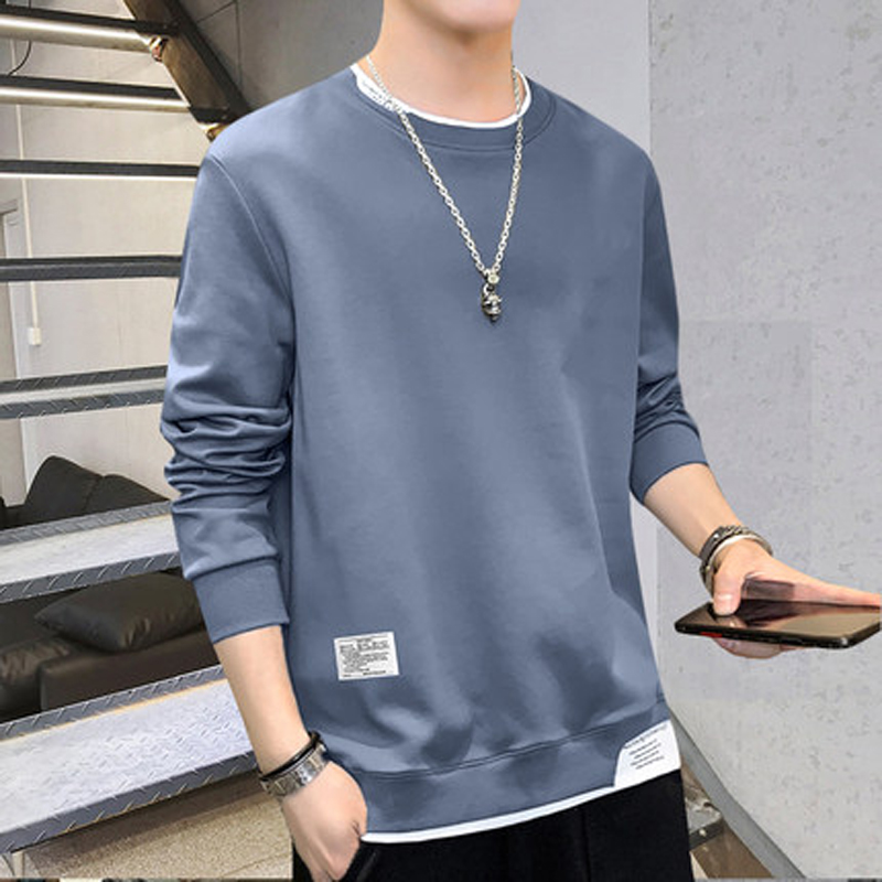 Men's long-sleeved t-shirt autumn wear Wei Tide brand Korean version of ...