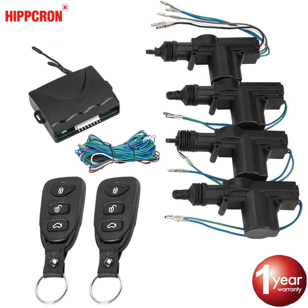 Car Door Lock Remote Control Universal Keyless Entry System Locking Kit