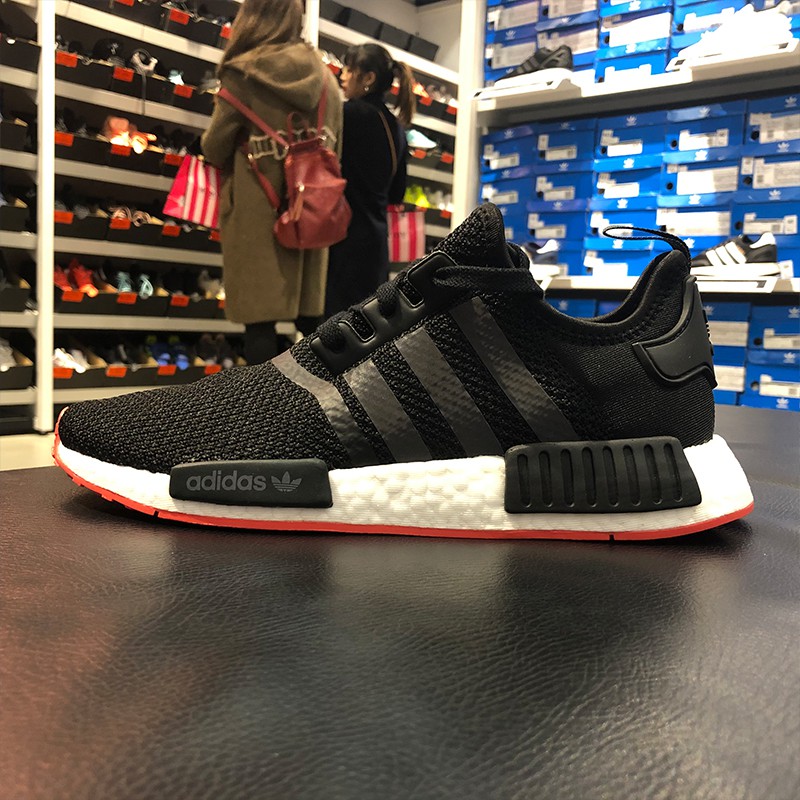 NMD R1 PK Black Men Running Shoes CQ2413 EU39 46 Shopee Malaysia