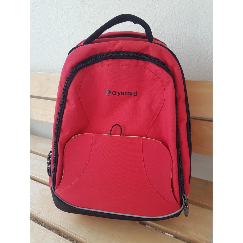 TERMINUS Bag Diaper Backpack Red Travel Beg Mama Diaper Menyusu Baby