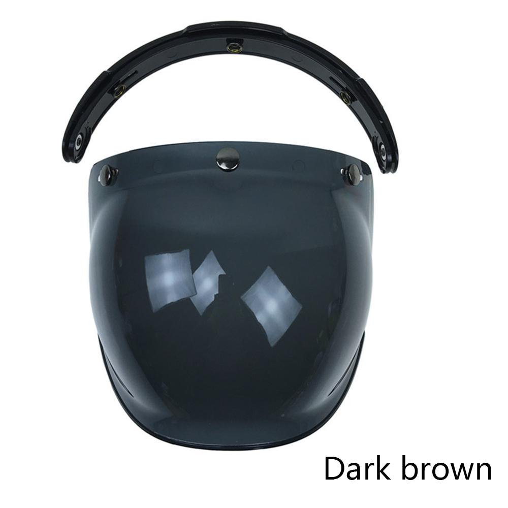 HUAYUEJI Motorcycle Helmet Bubble Visor Bright High Strength Bubble