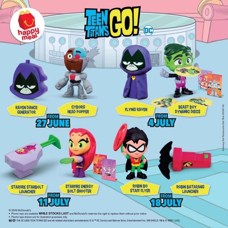 Mcdonald happy meal store july 2019