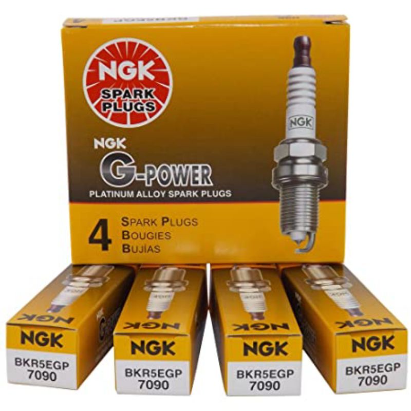 NGK BKR5EGP Platinum Spark Plugs Set Of 4 For 1995-2004 Toyota Tacoma 2.4L & 2.7L