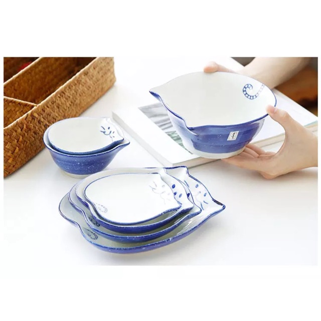 Set of 8 pieces porcelain dish plate bowl sets Shopee Malaysia