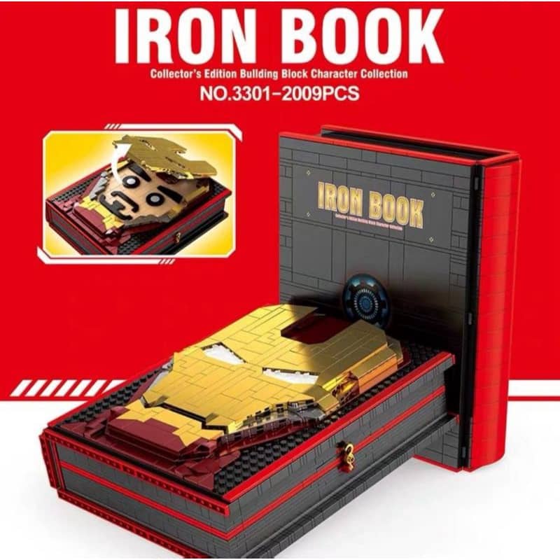 IRON BOOK WITH 55 MINIFIGURES BUILDING BLOCKS (3301) Shopee Malaysia