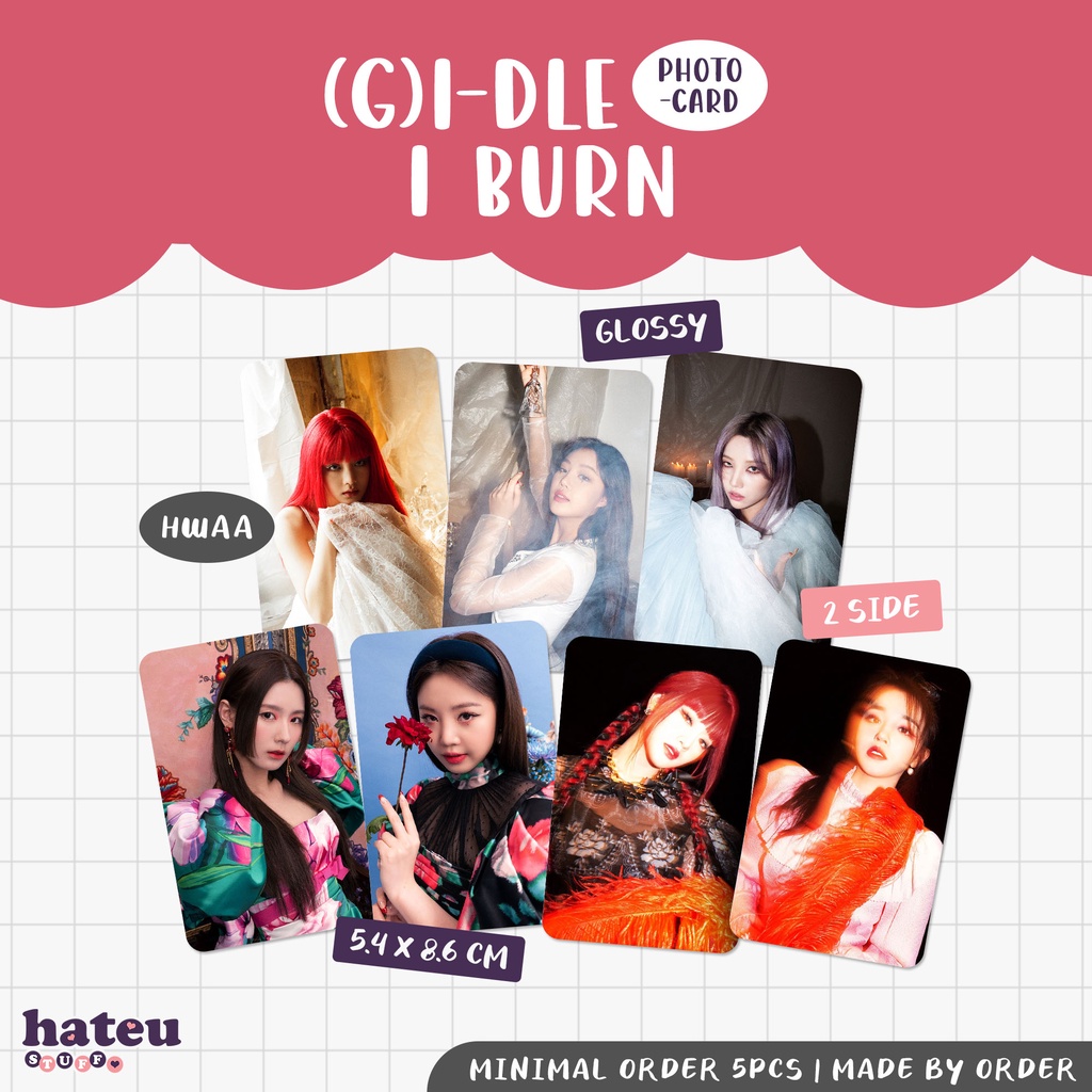 (G)I-IDLE Unofficial Photocard I Burn (Gidle) | Shopee Malaysia