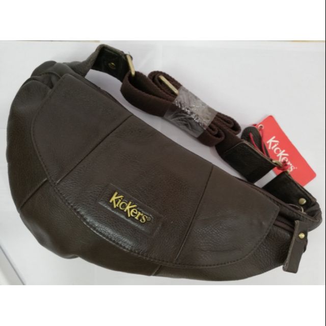 Kickers Full Leather Pouch Bag 88934 Shopee Malaysia