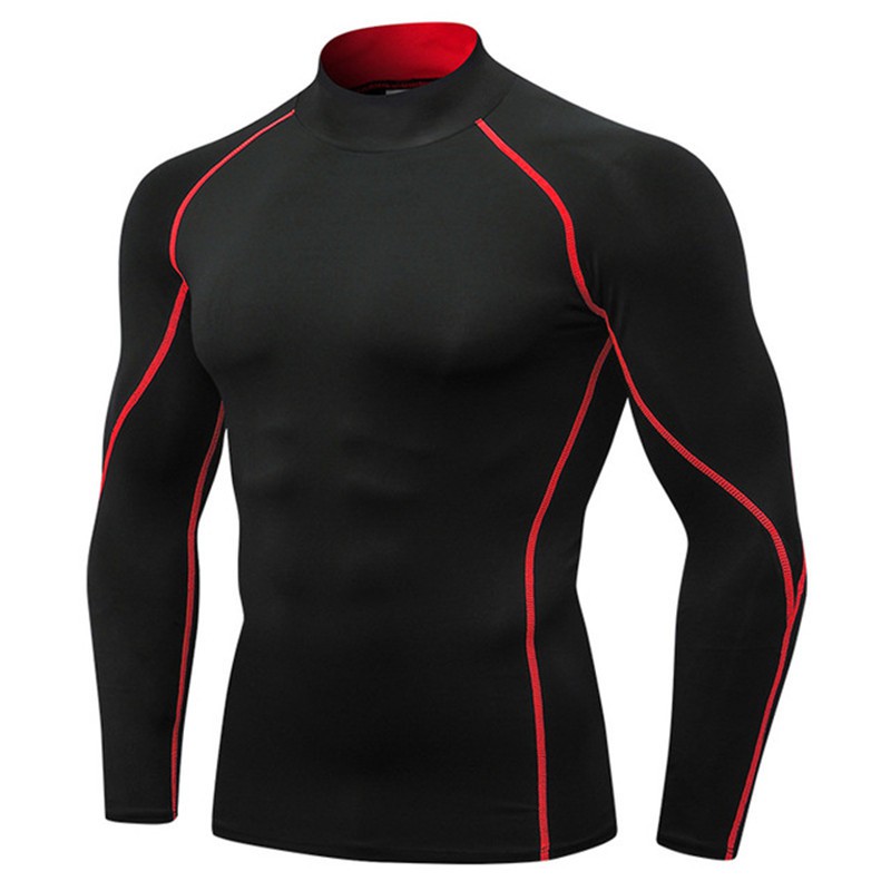 Men's Compression Shirts: Get Fit Fast Long Sleeve Athletic - Temu Malaysia