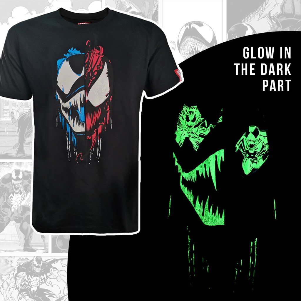 venom glow in dark t shirt