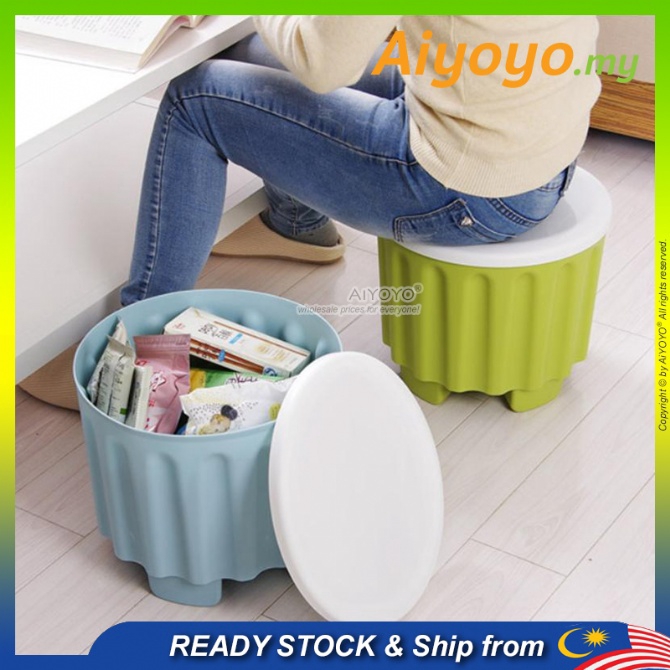 Storage discount stool plastic