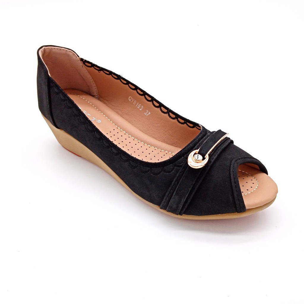 puma sneakers VKI Shoes 8163 Heels Peep Toe Black Khaki Pink