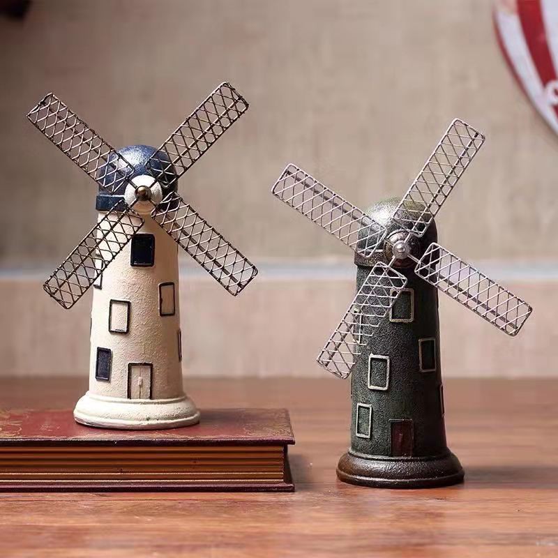 Dutch windmill model decorated in classic and luxurious style | Shopee ...