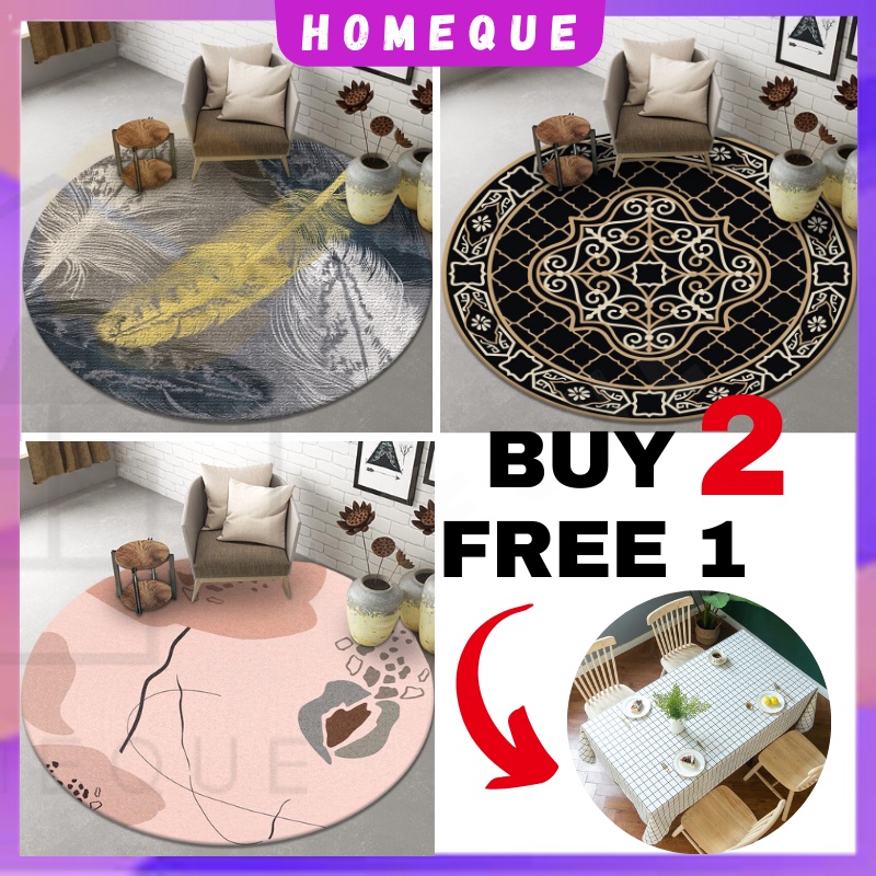 60cm 100cm Round Carpet Floor Mat Living Room Floor Mat Bedroom Rug Living Room Carpet Karpet
