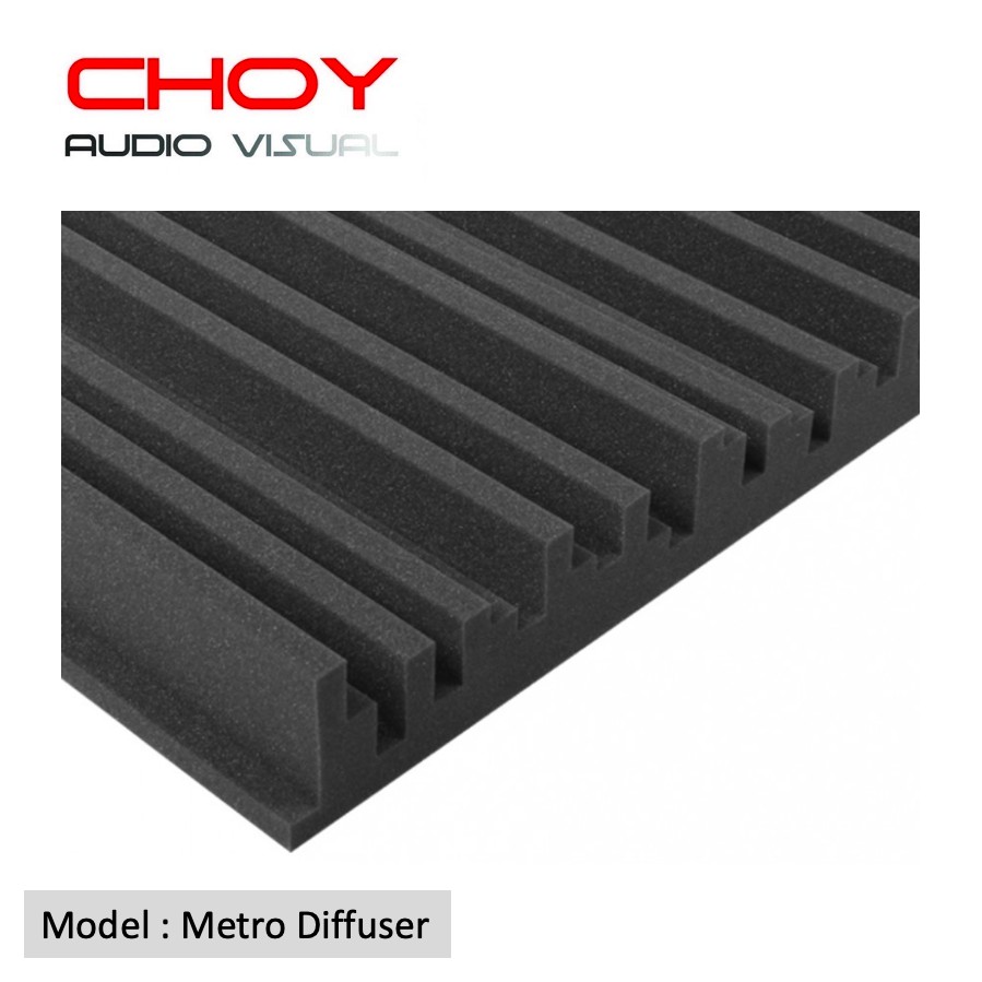 CAV Acoustic Metro Diffuser Basstrap Foam 1pc (500mm x 500mm) | Shopee ...