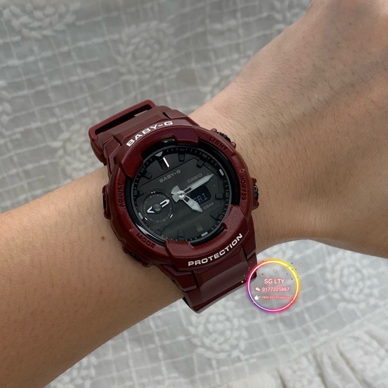 READY STOCK 100 ORIGINAL CASIO BABY G BGA 230S 4A MAARON RED Shopee Malaysia