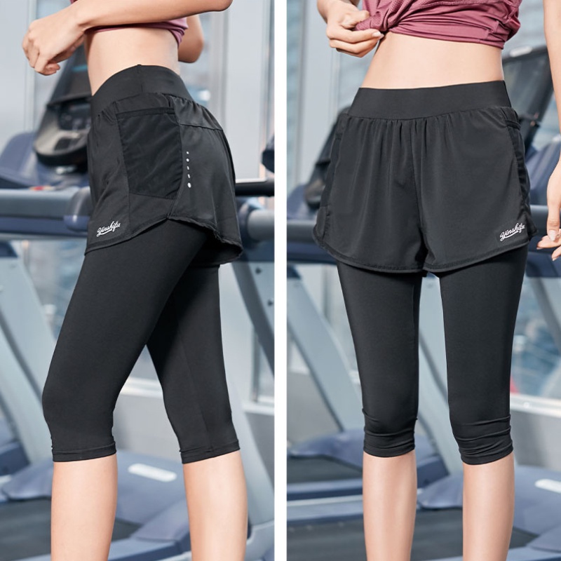 🇲🇾Plus Size Lady Women Pocket Sportwear Yoga Exercise Gym Run Dry Fit ...